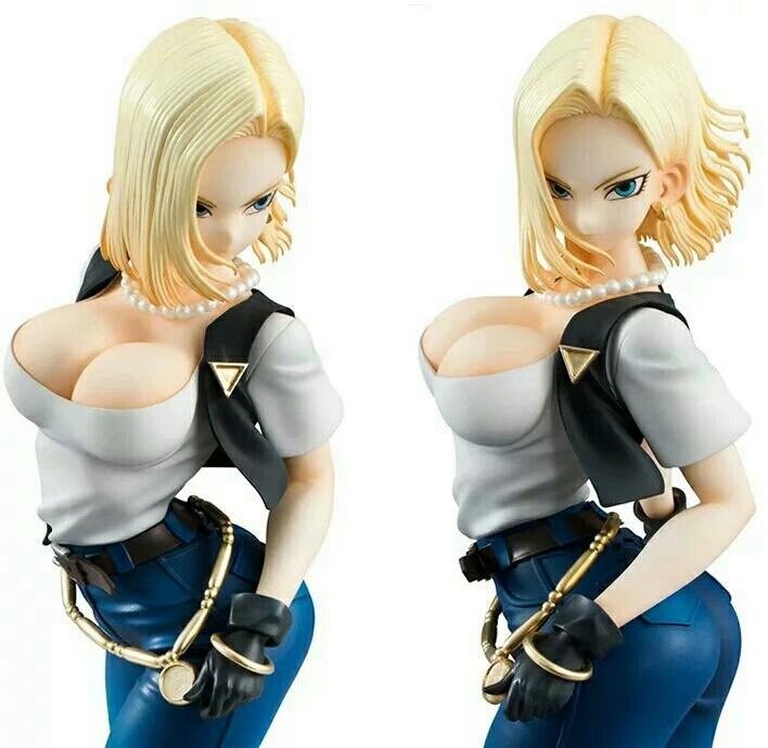 Megahouse Dragon Ball Z Android 18 Cartoon Toys Lazuli Japanese Anime Figure 20cmanime Pvc Figures 