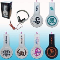 6 styles Anime Headphone 