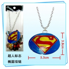 Super Man Anime Necklace