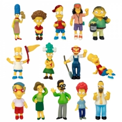 14PCS/SET The Simpsons Anime Figure Set