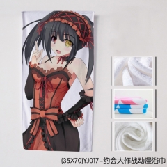 Date A Live Anime Bath Towel