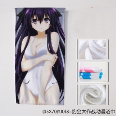 Date A Live Anime Bath Towel