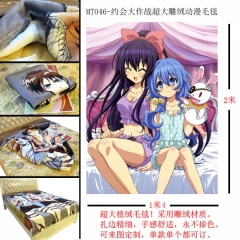 Date A Live Anime Blanket (two-sided)