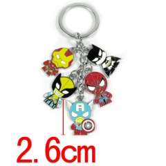 The Avengers Anime Keychain