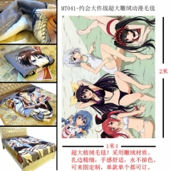 Date A Live Anime Blanket (single face)