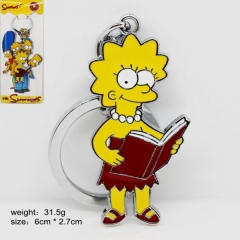 Simpsons Anime Keychain