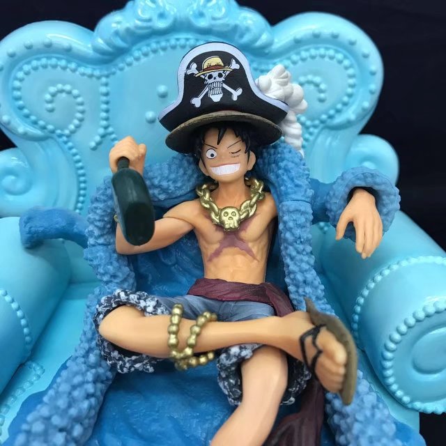 One Piece 20th Anniversary Luffy Japanese Anime PVC Figure Toy,Anime ...