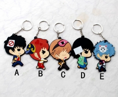 Gintama Japanese Cartoon Decorative Pendant Anime Keychain