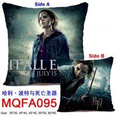 Harry Potter Famouse American Magic MovieCosplay Anime Two Sides Print Poillow 45*45CM