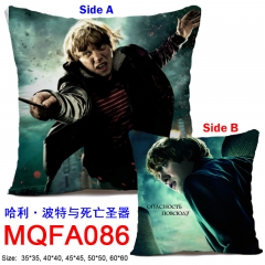 Harry Potter Famouse American Magic MovieCosplay Anime Two Sides Print Poillow 45*45CM