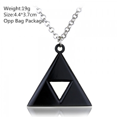 The Legend of Zelda Balck  Alloy Anime Necklace (10pcs/set)