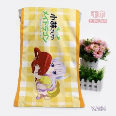 Kobayashi-san Chi no Maid Cartoon Towel Anime Towel 35*70CM