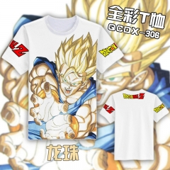 Custom T shirt Dragon Ball Z Color Printing Anime Tshirt