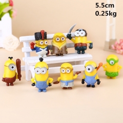 Despicable Me Cute Cartoon PVC Figure Anime Small Kids Toys 8pcs/set