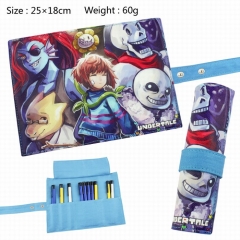 Undertale Game Colorful Pencil Case Anime Pencil Bag