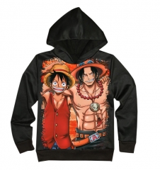 One Piece Long Sleeves Japanese Cartoon Sweater Anime Hoodie (S-XXXL)