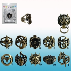 11 Styles Anime Ring