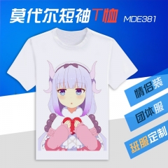 Kobayashi-san Chi no Maid Modal Cartoon Short Sleeve Anime T shirt