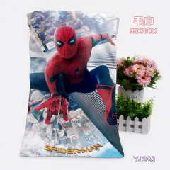 Spider Man Cartoon Design Face Towel Anime Towel 35*70CM