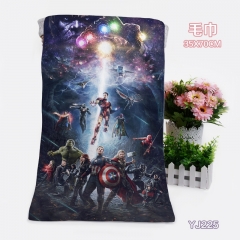 The Avengers Cartoon Design Face Towel Anime Towel 35*70CM