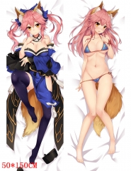 Fate Grand Order Tamamo no Mae Cartoon Stuffed Bolster Beautiful Girl Anime Pillow