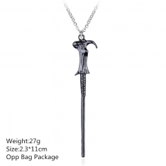 Harry Potter Magic Wand Alloy Anime Necklace (10pcs/set)