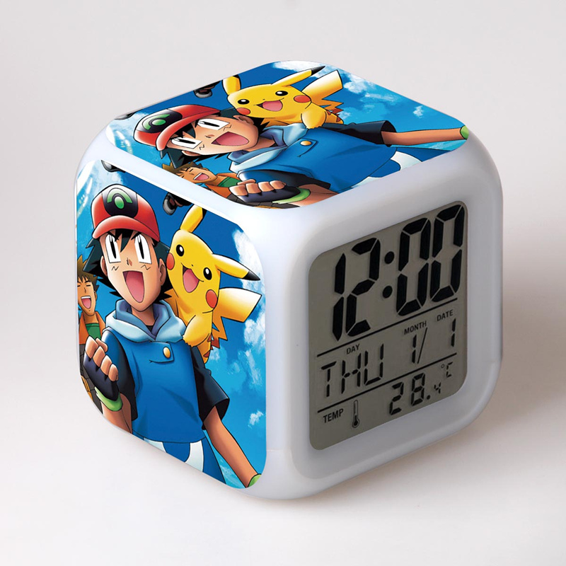 Будильник гигант. Pokemon Clock.