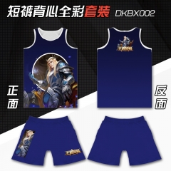 King of Glory Vest and Short Pant Anime Costume Suit