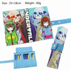 Undertale Game Colorful Pencil Case Anime Pencil Bag