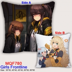 Girls Frontline Cool Style Fashion Comfortable Two Sides Square Anime Pillow 45*45CM