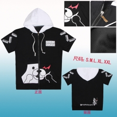 Dangan Ronpa Anime Short Sleeve Cute Hoodie