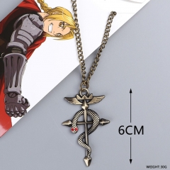 Fullmetal Alchemist Cosplay Decorative Pendant Anime Necklace