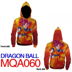 Dragon Ball Z Print Warm Comfortable Cool Fashion Long Sleeve Anime Hooded Hoodie