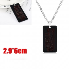 Stranger Things Movie Hot Sale Jewelry Anime Alloy Necklace 30g