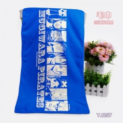 One Piece Cosplay Japanese Cartoon Anime Towel 30*70CM