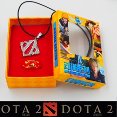 Dota 2 Anime Necklace+Ring