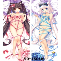 Nekopara Anime Game Soft Long Fancy Printed Pillow + Pillow Inner 50*150cm