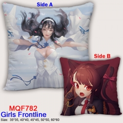 Girls Frontline Cool Style Fashion Comfortable Two Sides Square Anime Pillow 45*45CM