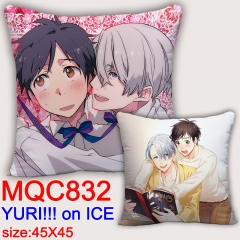 Yuri On Ice Japanese Cartoon Fashion Cosplay Print Anime Pillow 45*45CM