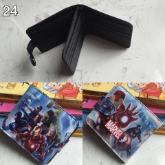 Marvel's The Avengers Cosplay Colorful Cool Folding Purse Anime Short Wallet