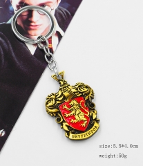 Harry Potter Logo Pendant Keyring Wholesale Anime Gloden Keychain