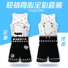 Kantai Collection Funny Emoji Soft Man Sports Cartoon Vest And Short Pants