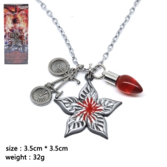 Stranger Things Cosplay Movie Cartoon Decoration Anime Necklace