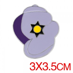 Pokemon Cartoon Jade Star Cosplay Fashion Badge Pin New Arrival Anime Decoration Alloy Brooch