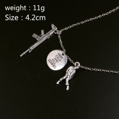 The Walking Dead Cosplay Movie Fashion Pendant Decoration Alloy Anime Necklace