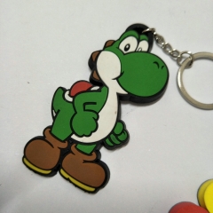 Super Mario Bro Game Character Cute Soft PVC Keychain