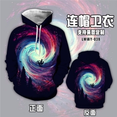 Cool Fashion Cosplay Hoodie Print Warm Anime Hooded Hoodie Pullover Sweater