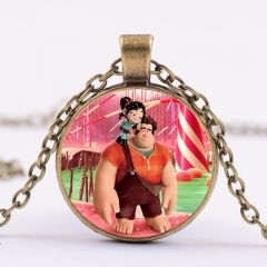 Wreck-It Ralph Funny Alloy Necklace Fancy Long Chain Necklace Cosplay Pendant