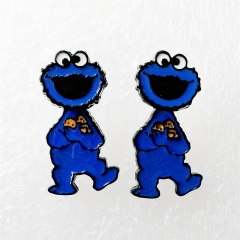 Sesame Street Cute Alloy Earring Cartoon Fancy Earring