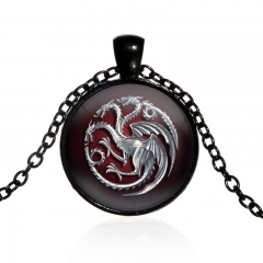 Game Of Thrones Alloy Necklace Glass Pendant Cosplay Necklace